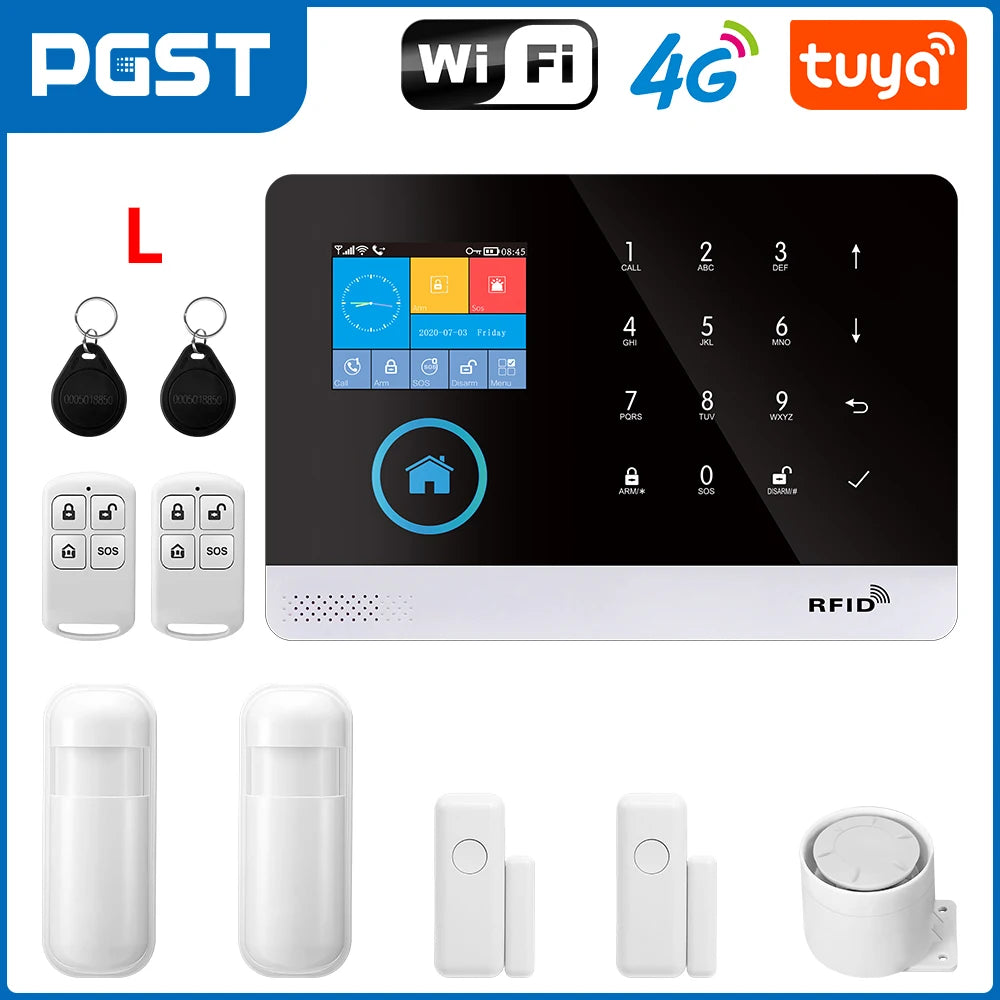 Home Security System, Indoor, Arm Via App, Wireless, Indoor Display Keyboard, Device Sharing....56.654% OFF!