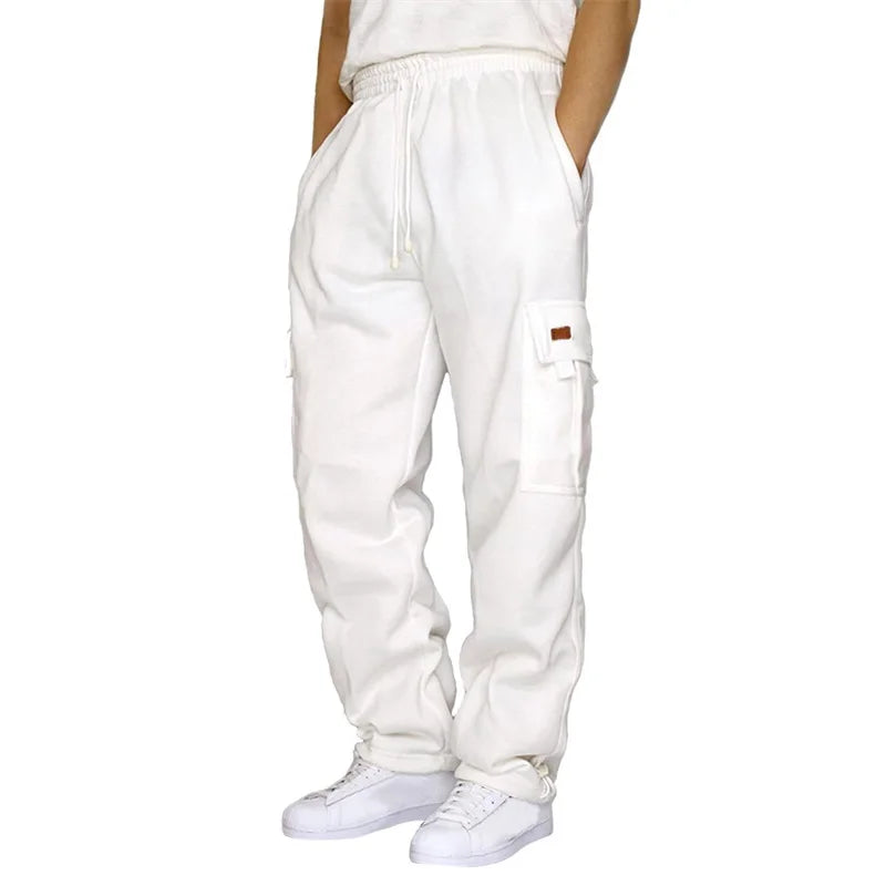 Men’s Cargo Pants, Drawstring Elastic Waist- Wide Leg....20% OFF! TRENDING NOW!