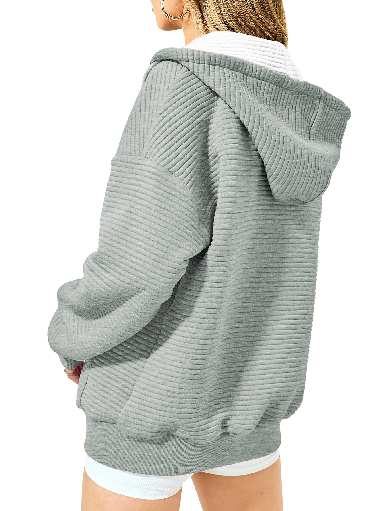 Zip Up Hoodie, Long Sleeve Sweatshirt/Jacket, Oversized Hoodie...20% OFF! TRENDING NOW!