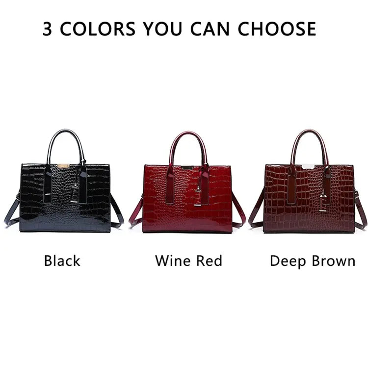 Women's Crocodile Print Handbags ,Purse ,Tote Bags, Adjustable Strap, Top Handle, Large Capacity, Crossbody Bags....13.98% OFF!