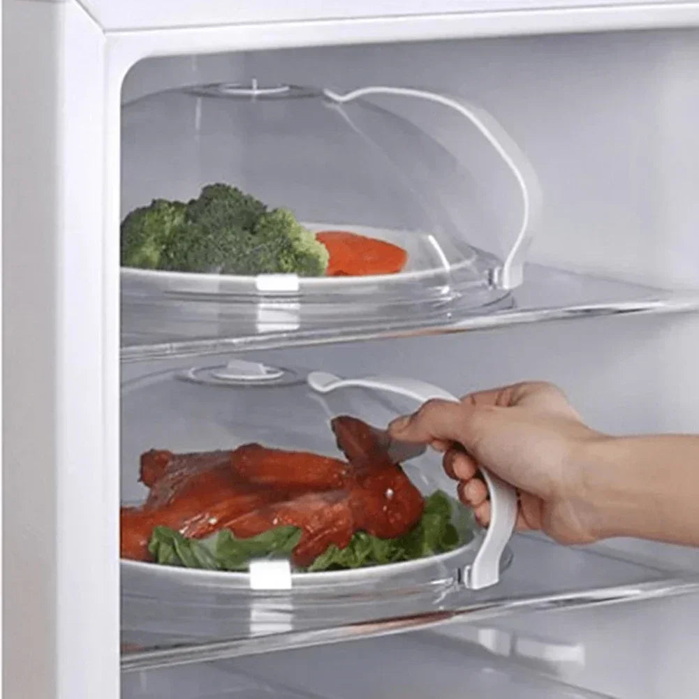Microwave Food Splash Guard, High Temperature Resistant, Food Heating Cover With Steam Vent & Handle Transparent Plate Cover. EXTREMELY POPULAR THIS WEEK!