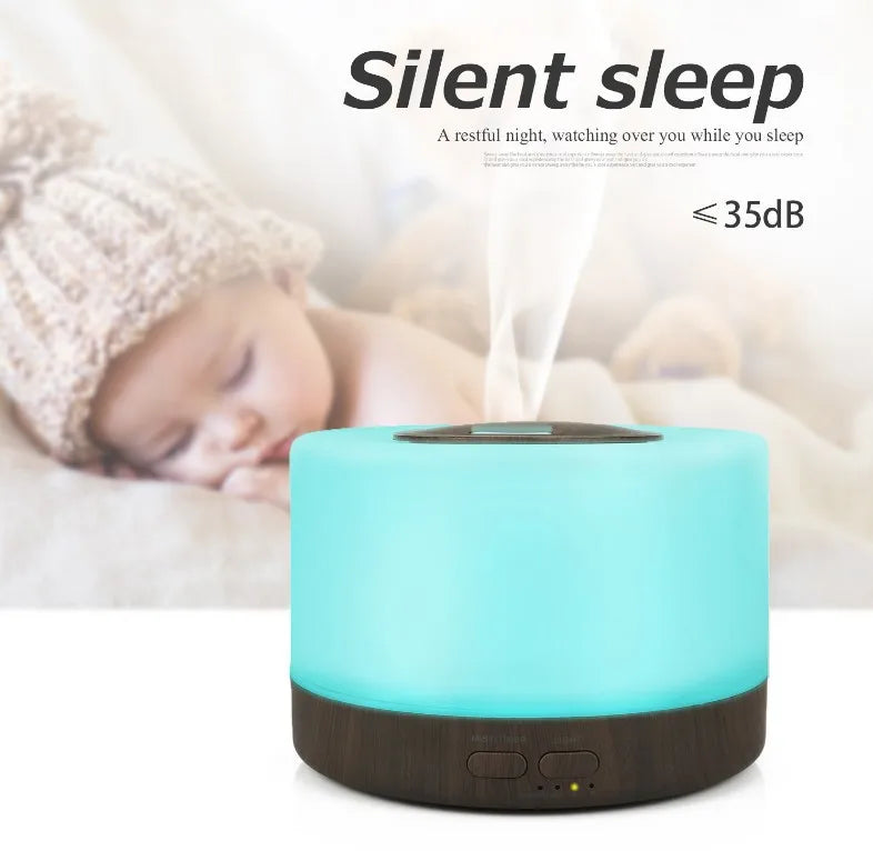 Ultrasonic, Essential Oil Diffuser, 550ml With 7 Colors, LED Night Lights, Cool Mist For For Home,....31.48% OFF!