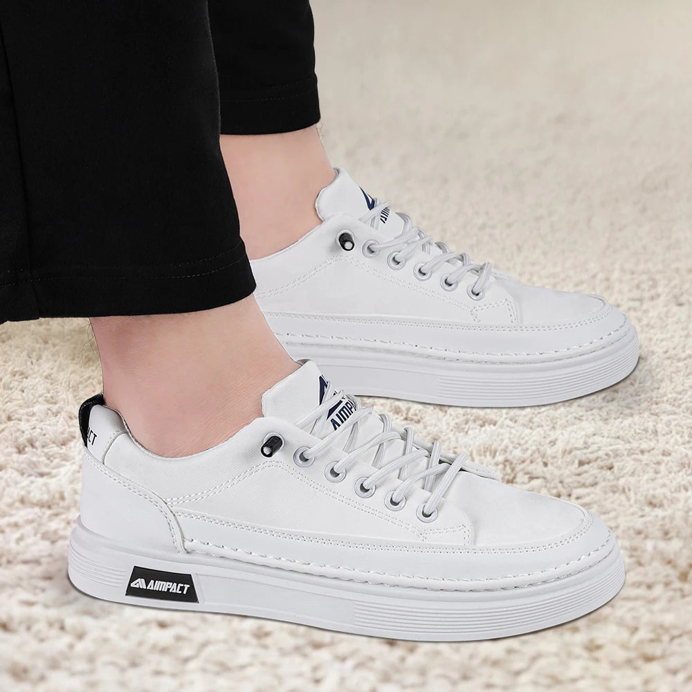 Men's Leather Canvas, Breathable Thick Platform Shoes.....15% OFF!