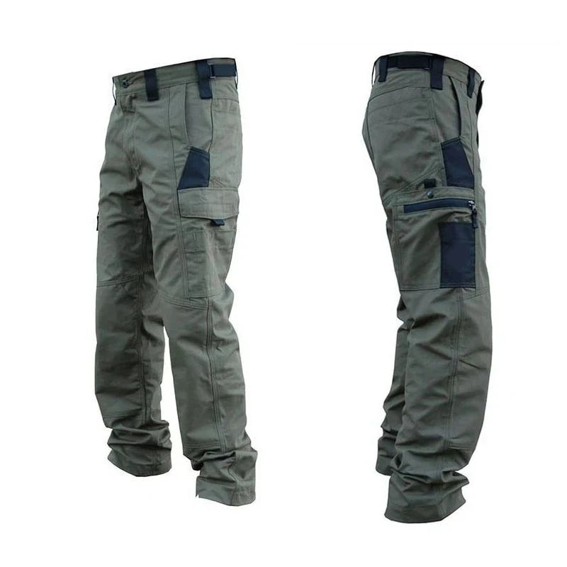 Men's Wear Resistant Pants, Multi-Pocket, Straight Leg Cargo Pants....10.94% OFF!