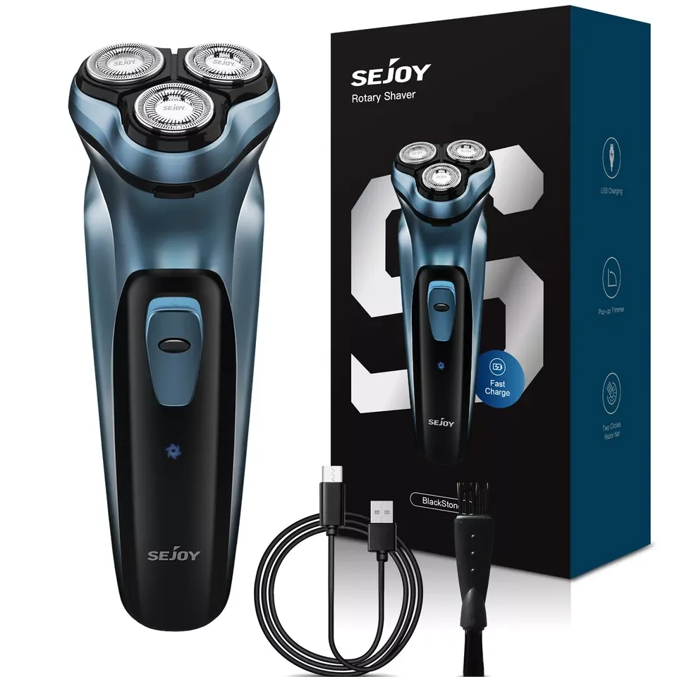 Men's Electric Razor, Rechargeable, Electric Razor Shaver, Wet/Dry Shave, 3 Sets Of Floating Heads....37.77% OFF!