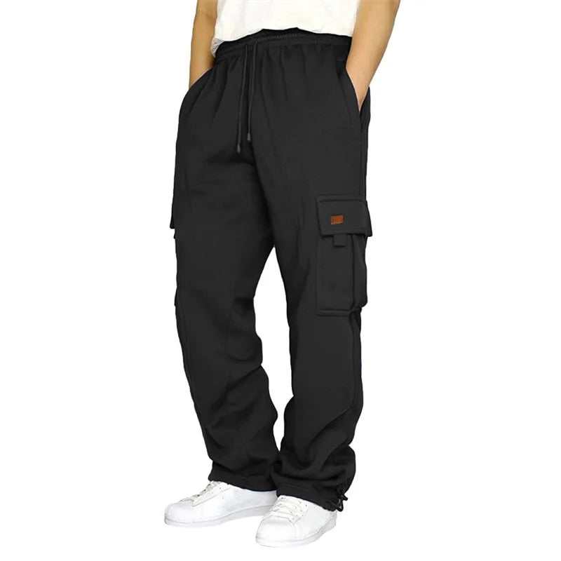 Men’s Cargo Pants, Drawstring Elastic Waist- Wide Leg....20% OFF! TRENDING NOW!