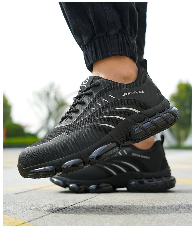Men's Breathable, Lightweight & Comfortable, Anti-Smash & Anti-Puncture Safety Shoes....53.37% OFF!