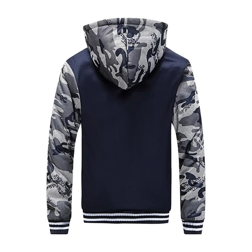 Men's Winter Jacket, Fleece Long Sleeve Coat, Hoodie....22.47% OFF!