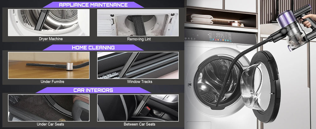 Cordless Vacuum Cleaner, 10 In 1 Powerful Stick, Lightweight Vacuum Cleaner, Green LED Search Light & Display, Pet Hair/Hard Floor/Carpet....57.08% OFF!