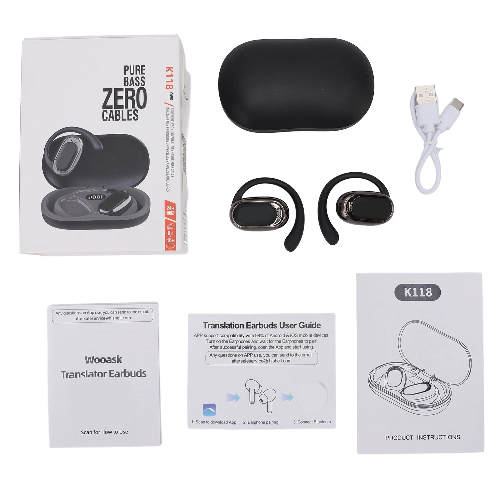 Real Time, Clear Sound, Bluetooth, Wireless Earbuds, Music Playing With Charging Case, Language Translator...ANYTHING EARBUDS/EARPHONES IS STILL TRENDING ON GOOGLE!