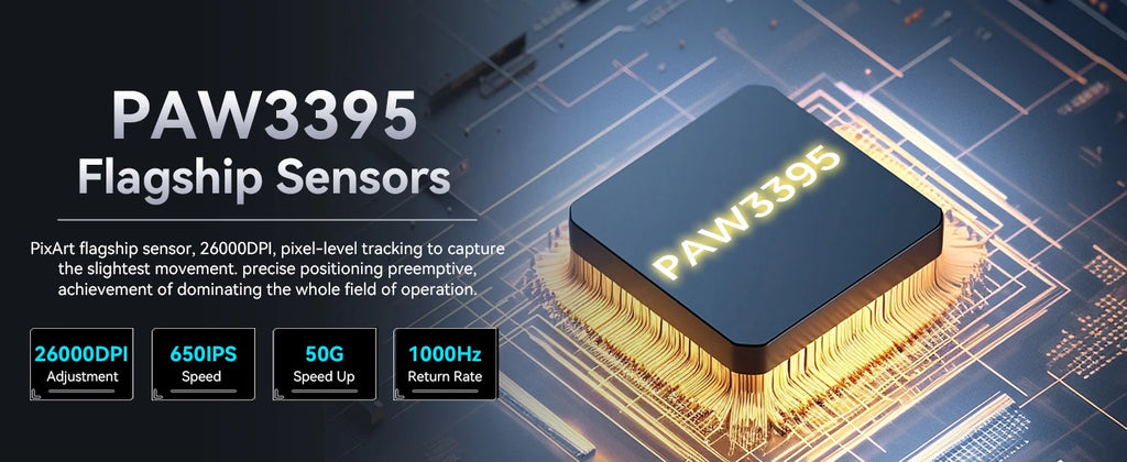 ATTACK SHARK, Bluetooth, Wireless, Rechargeable Gaming Mouse, 49GTri-Mode, PAW3395, 26K DPI Sensor, 200 Hour Battery Life,5 Programmable Buttons....28.89% OFF!