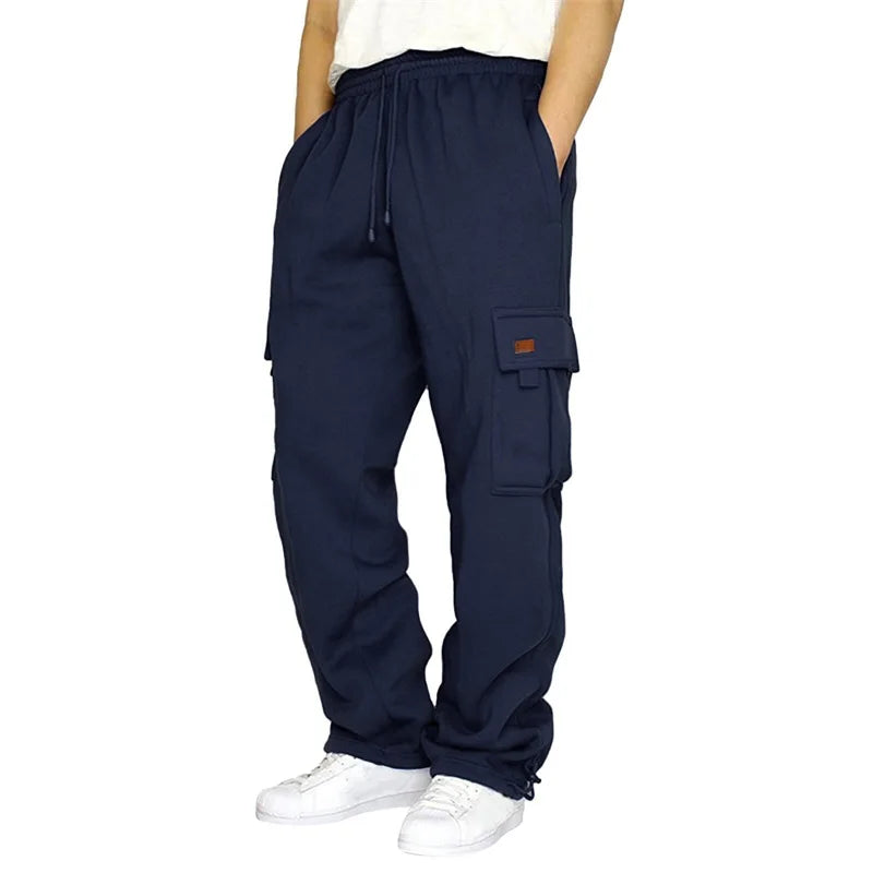 Men’s Cargo Pants, Drawstring Elastic Waist- Wide Leg....20% OFF! TRENDING NOW!