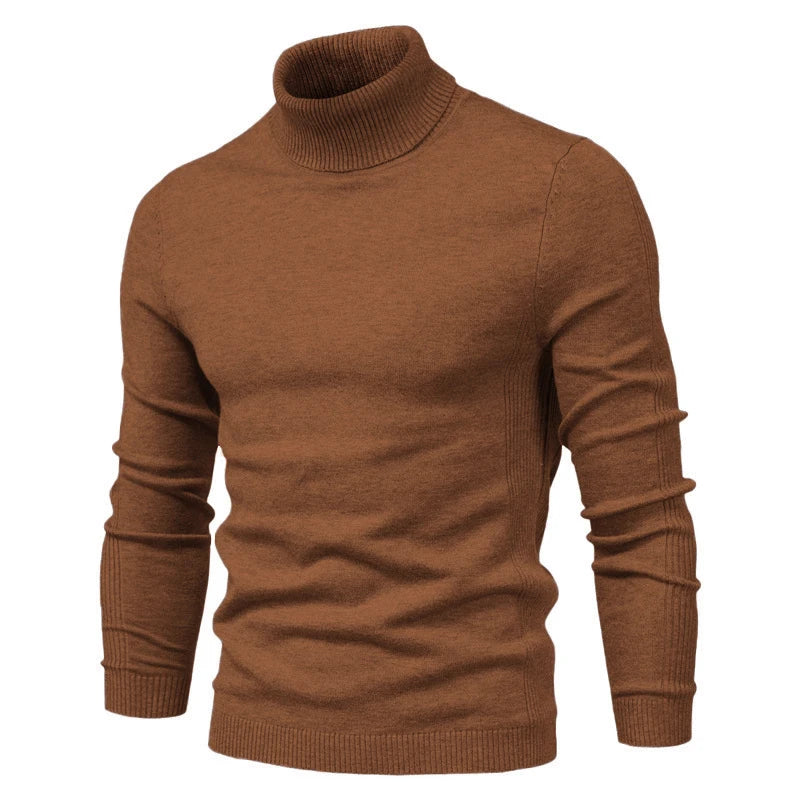 Men's Turtleneck Sweater, Casual Solid Color, Warm Pullover, High Quality, High Neck, Long Sleeve Sweater. STILL TRENDING ON GOOGLE, ONLY 8 REMAINING!