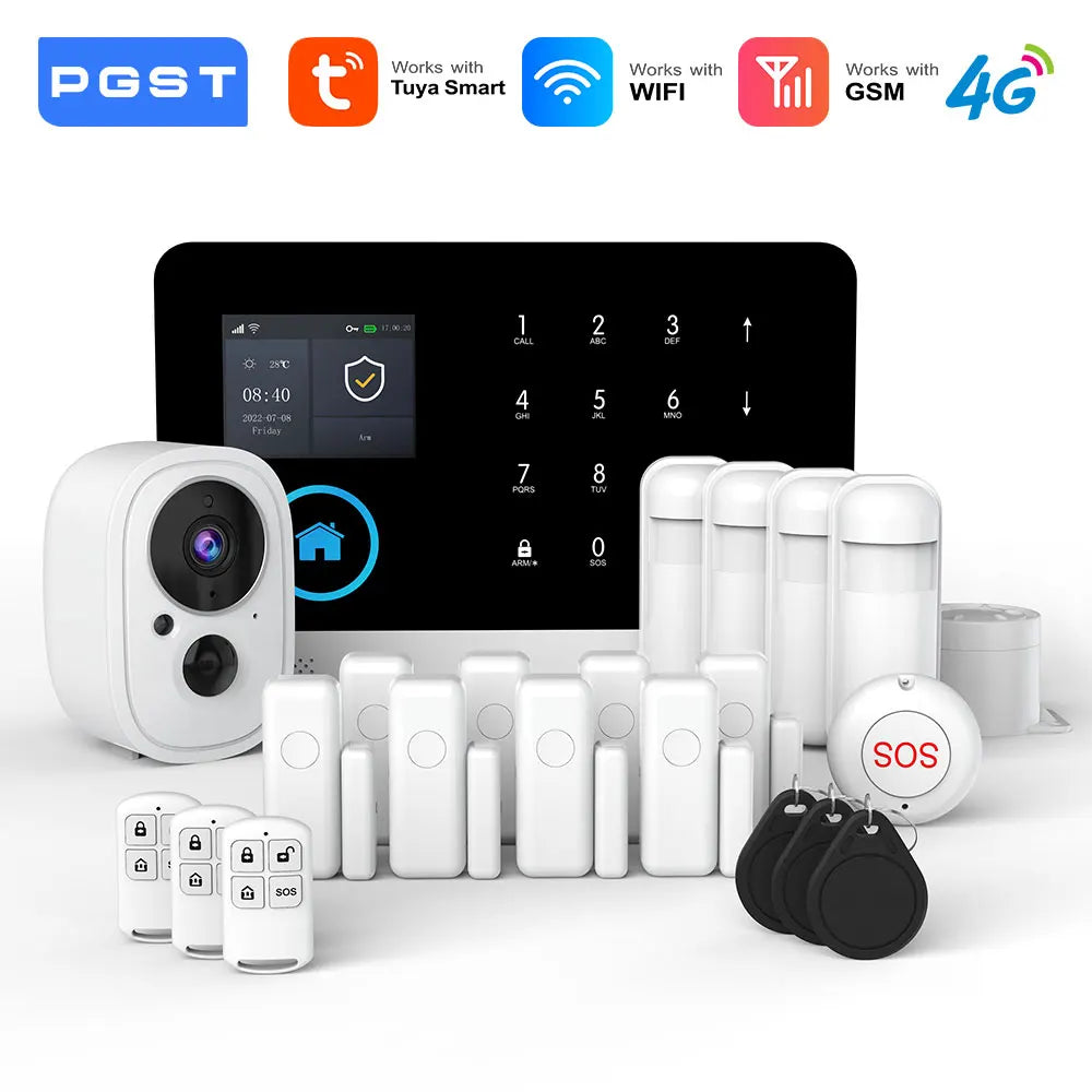 Home Security System, Indoor, Arm Via App, Wireless, Indoor Display Keyboard, Device Sharing....56.654% OFF!