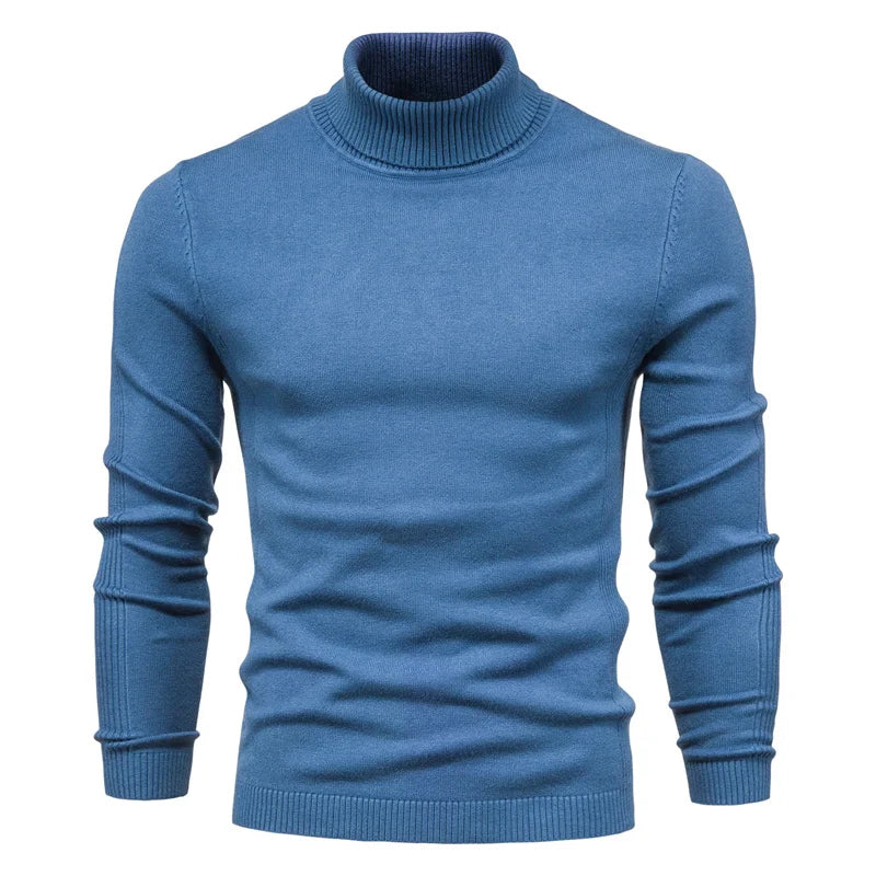Men's Turtleneck Sweater, Casual Solid Color, Warm Pullover, High Quality, High Neck, Long Sleeve Sweater. STILL TRENDING ON GOOGLE, ONLY 8 REMAINING!