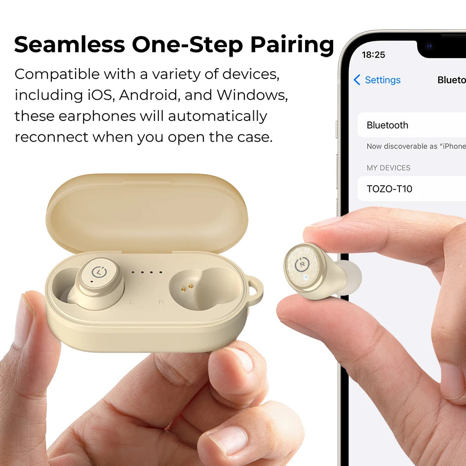 Ergonomic Wireless Headsets/Earbuds, AI Via APP, Touch Control, HiFi Sound Stereo For IOS, Android, PC....15.45% OFF!