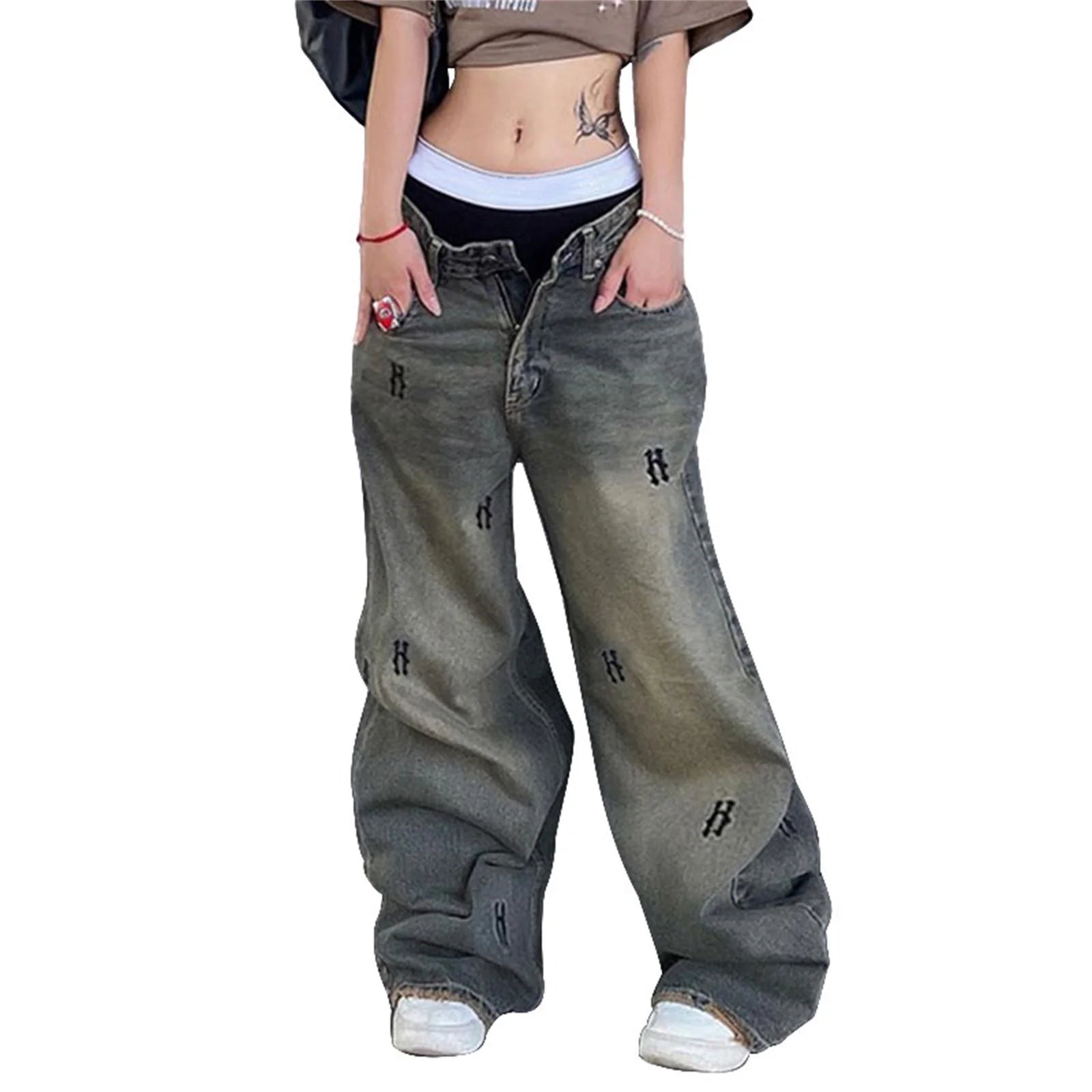 Women's Retro- Wide Leg Denim Jeans....20% OFF! TRENDING NOW!
