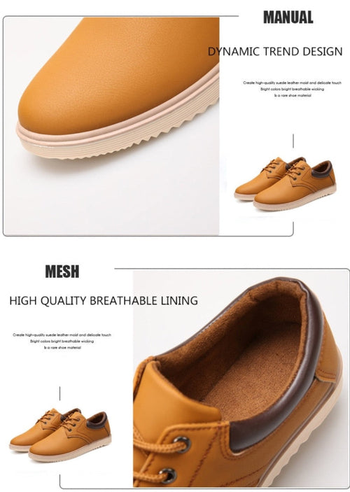 Men's Casual, Flat, Oxford Sneakers