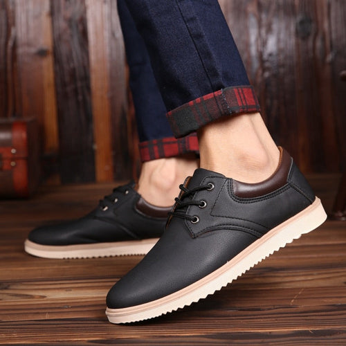 Men's Casual, Flat, Oxford Sneakers