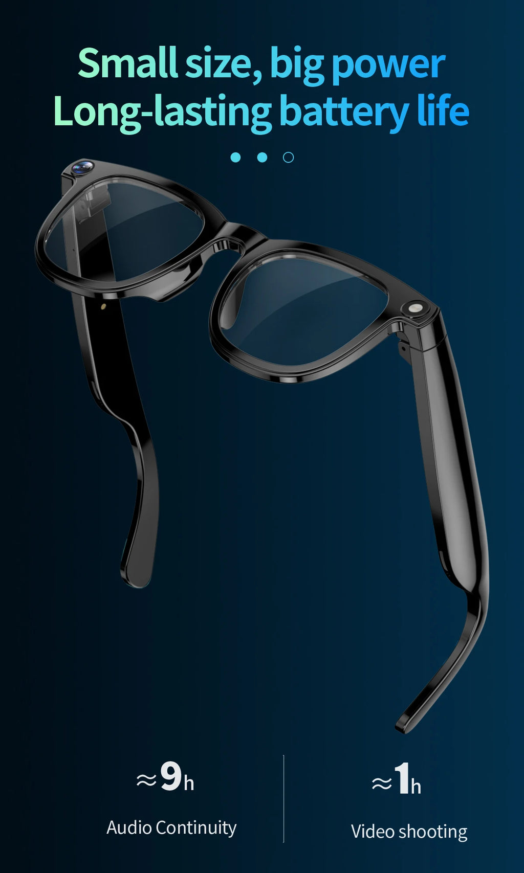 Smart AI Glasses, 2 in 1 4K, 800W Pixel AI Shooting Camera, HD Photo Video, Voice Call Translation, Waterproof, Bluetooth AI Glasses, Make/Receive Calls, Stereo Sound Music....42.83% OFF!