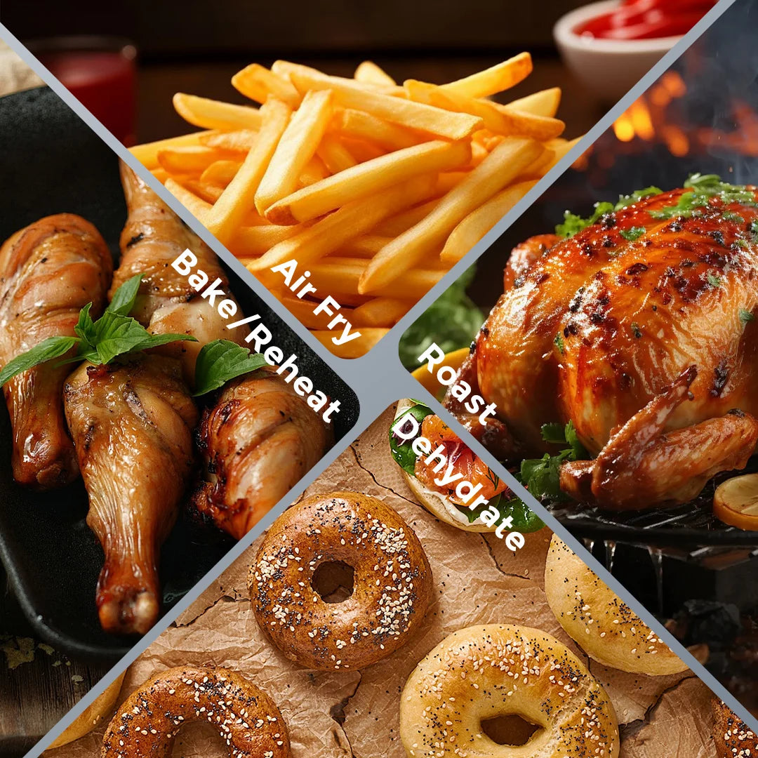 Air Fryer, 6 Quarts Large Capacity, Oil-Free. 360°Baking Oven....30% OFF! TRENDING NOW