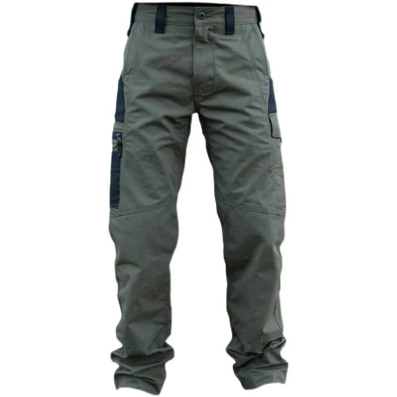 Men's Wear Resistant Pants, Multi-Pocket, Straight Leg Cargo Pants....10.94% OFF!
