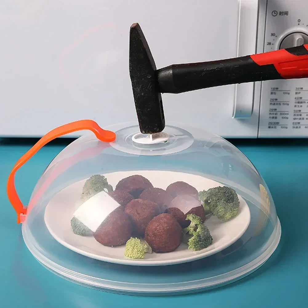 Microwave Food Splash Guard, High Temperature Resistant, Food Heating Cover With Steam Vent & Handle Transparent Plate Cover. EXTREMELY POPULAR THIS WEEK!