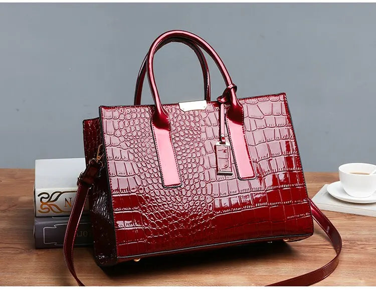 Women's Crocodile Print Handbags ,Purse ,Tote Bags, Adjustable Strap, Top Handle, Large Capacity, Crossbody Bags....13.98% OFF!