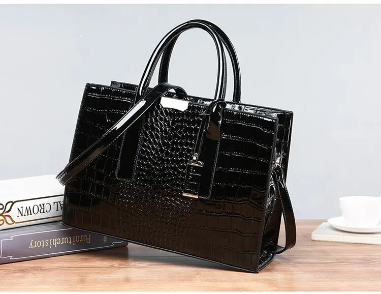 Women's Crocodile Print Handbags ,Purse ,Tote Bags, Adjustable Strap, Top Handle, Large Capacity, Crossbody Bags....13.98% OFF!
