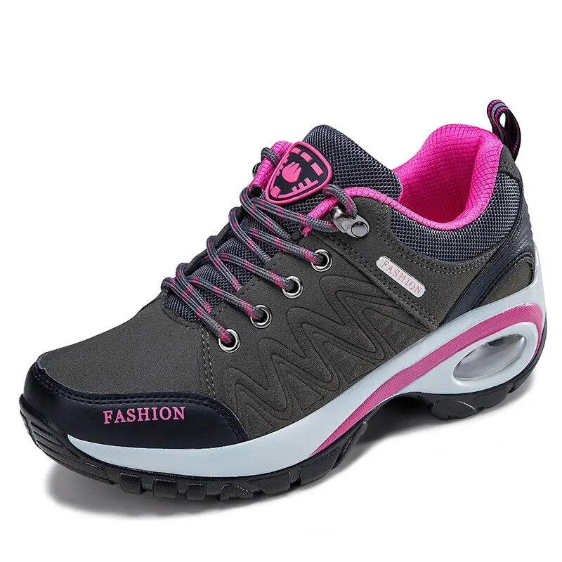 Women's Sneakers, Comfortable & Breathable, Lace Up, Waterproof, Slip On