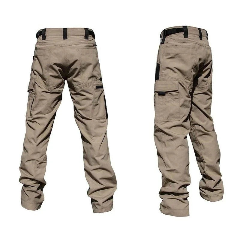 Men's Wear Resistant Pants, Multi-Pocket, Straight Leg Cargo Pants....10.94% OFF!
