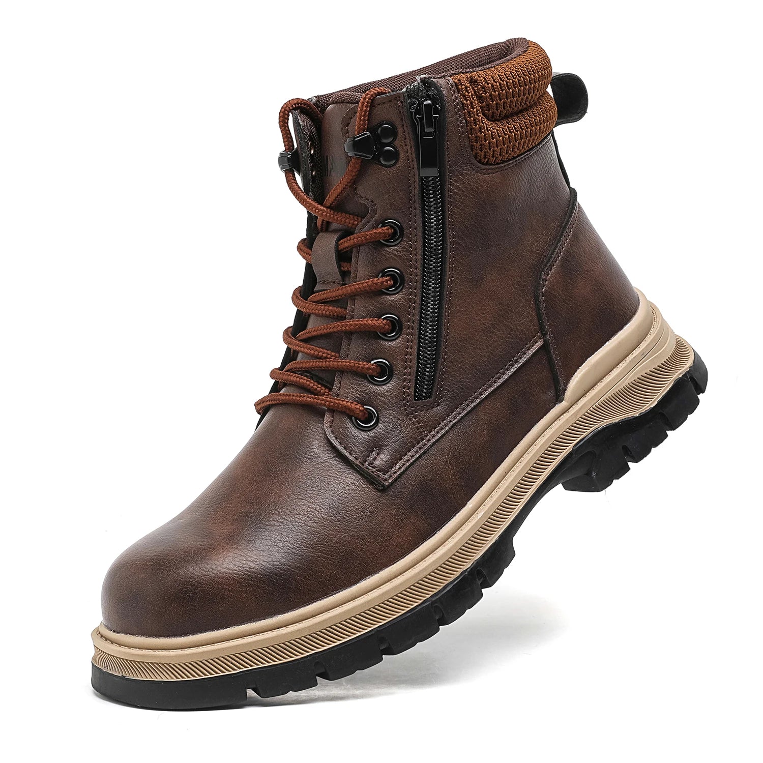 Men's Waterproof Safety Boots, Steel Toe Work Boots, Anti-Smash-Stab-Resistant Safety Boots.....20% OFF! TRENDING NOW!