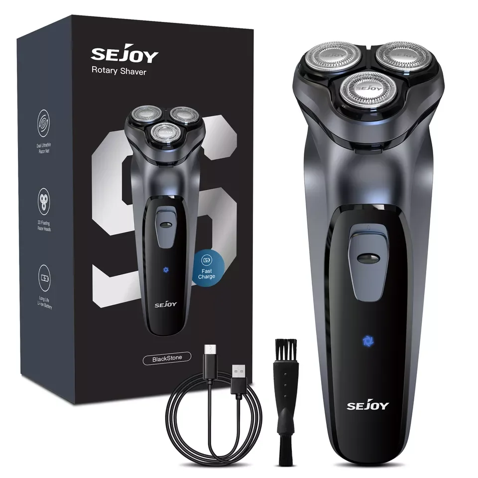 Men's Electric Razor, Rechargeable, Electric Razor Shaver, Wet/Dry Shave, 3 Sets Of Floating Heads....37.77% OFF!