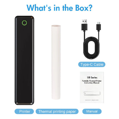 Portable Wireless Printers, Inkless, Thermal A4 Label Maker, Android, iOS, & Laptop Pairing, uses 8.50 X 11 Thermal printing paper...48.41% OFF! STARTED TRENDING THIS WEEK!