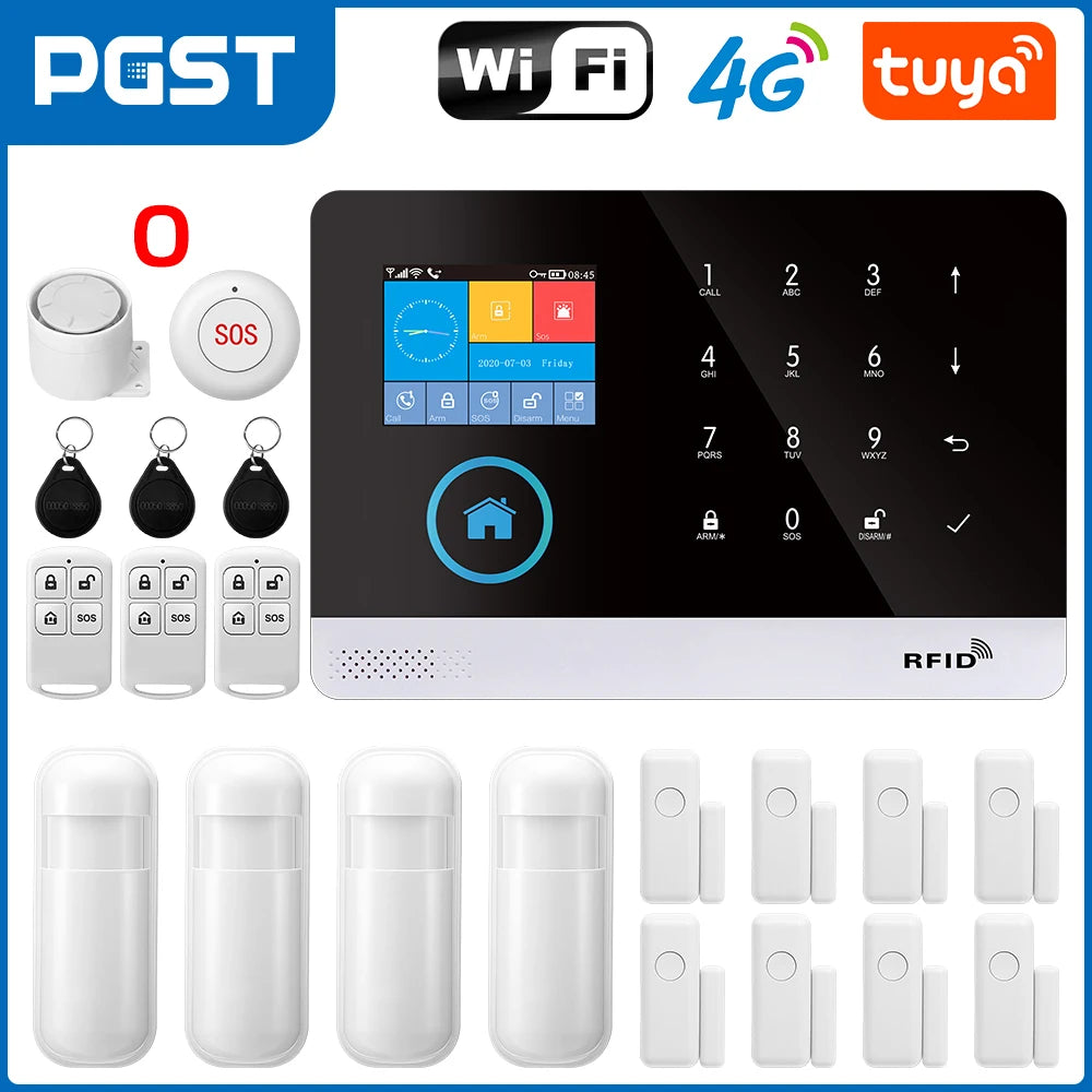 Home Security System, Indoor, Arm Via App, Wireless, Indoor Display Keyboard, Device Sharing....56.654% OFF!