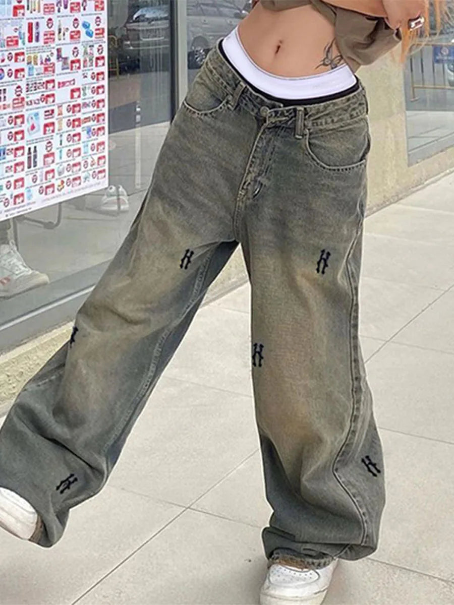 Women's Retro- Wide Leg Denim Jeans....20% OFF! TRENDING NOW!
