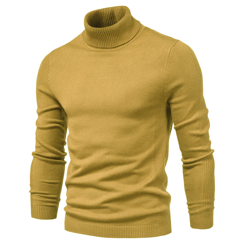 Men's Turtleneck Sweater, Casual Solid Color, Warm Pullover, High Quality, High Neck, Long Sleeve Sweater. STILL TRENDING ON GOOGLE, ONLY 8 REMAINING!