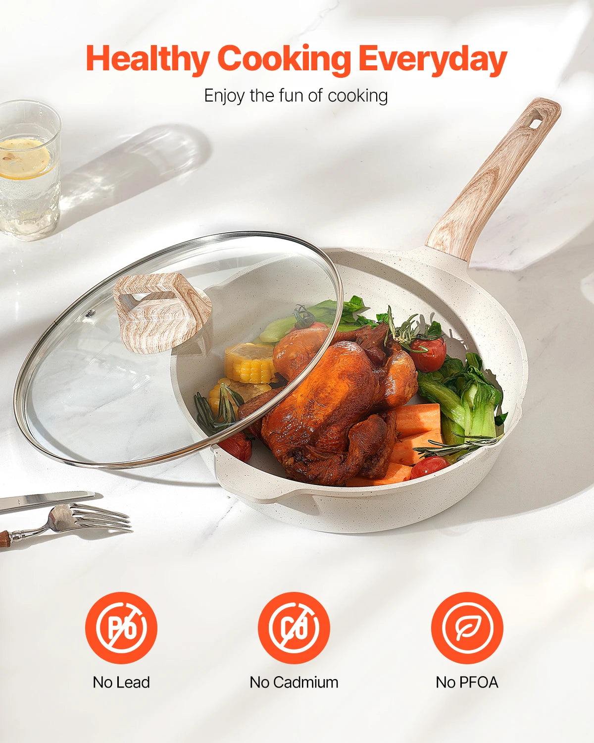 Pot's/Pan's, 17 Piece Set- Granite Nonstick Cookware....30% OFF! TRENDING NOW!
