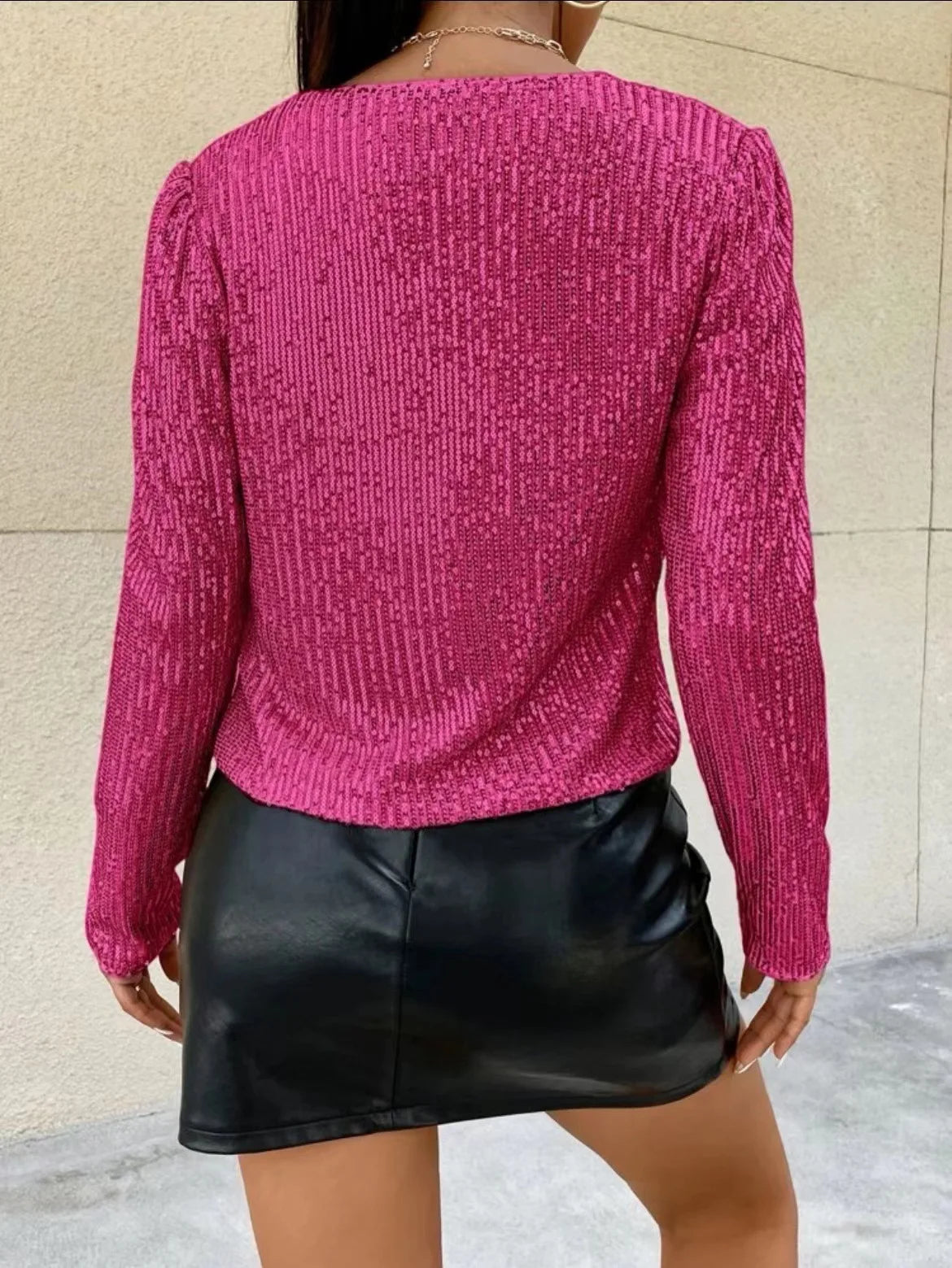 OK "Swifties"- Here You Go: Chic Shining Sequins, Open Blazer, Long Sleeve. TRENDING THIS WEEK!....20% OFF!