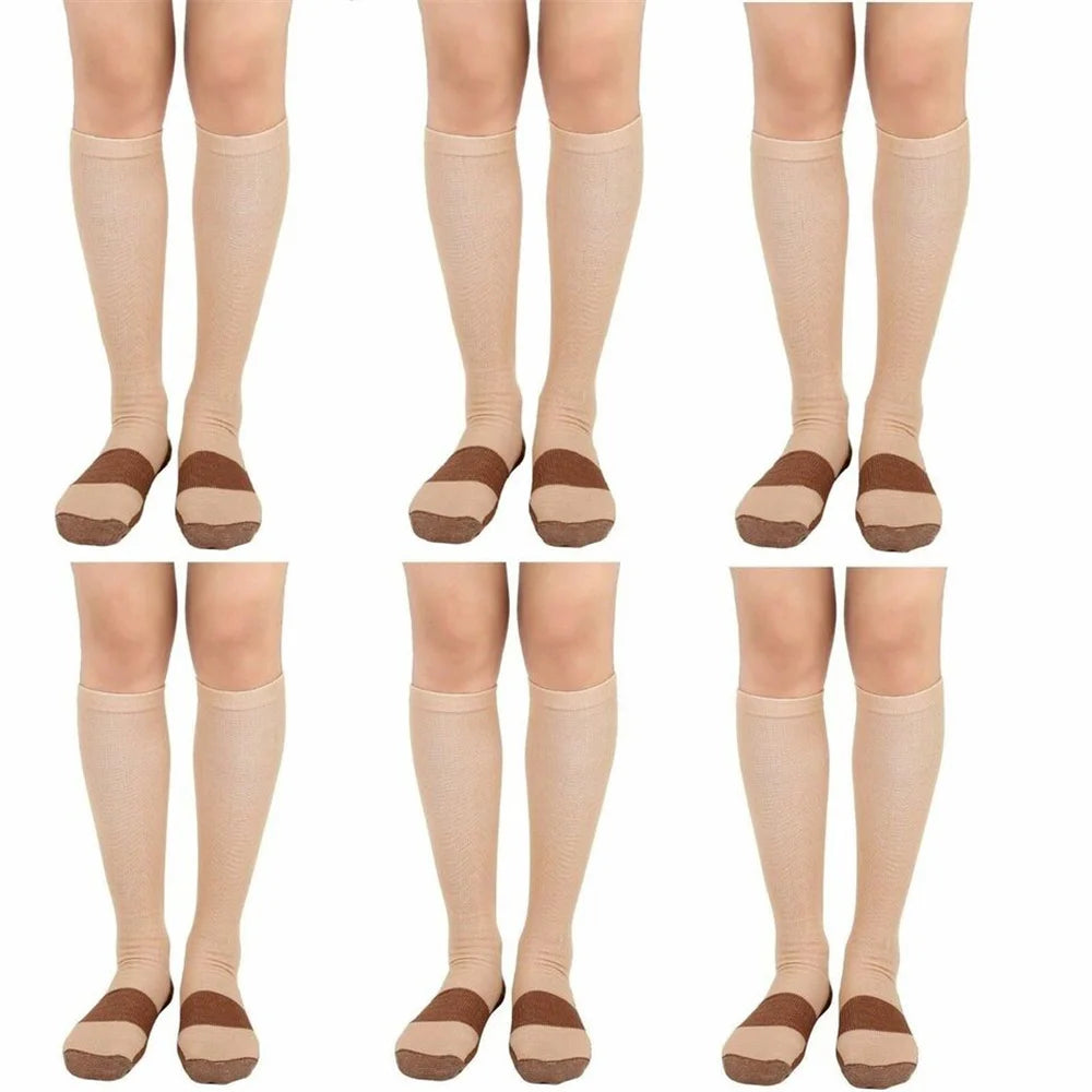 Compression Socks, Copper, 5 Pair, Women/Men, Anti Fatigue....20% OFF! TRENDING NOW!
