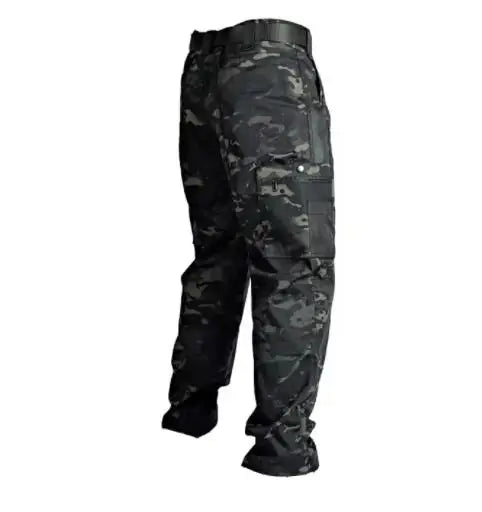 Men's Wear Resistant Pants, Multi-Pocket, Straight Leg Cargo Pants....10.94% OFF!