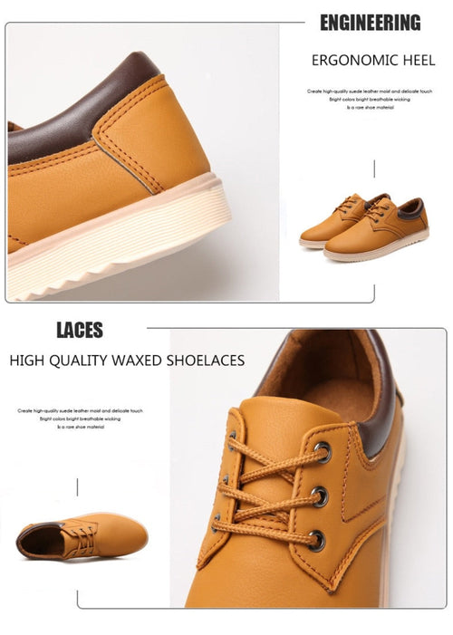 Men's Casual, Flat, Oxford Sneakers