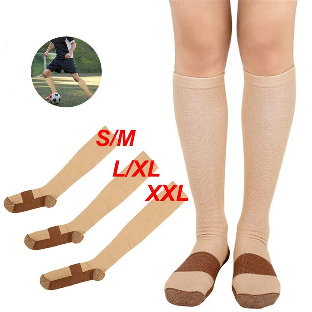 Compression Socks, Copper, 5 Pair, Women/Men, Anti Fatigue....20% OFF! TRENDING NOW!