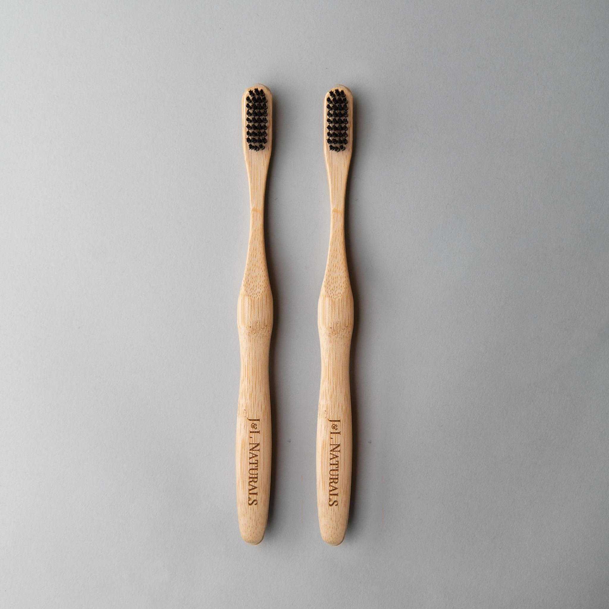 Bamboo, Duo, Toothbrushes, Bio-Degradable/Eco-Friendly, Ergonomic Handle With Soft Wavy Bristles...HEAVY TRAFFIC THIS WEEK!