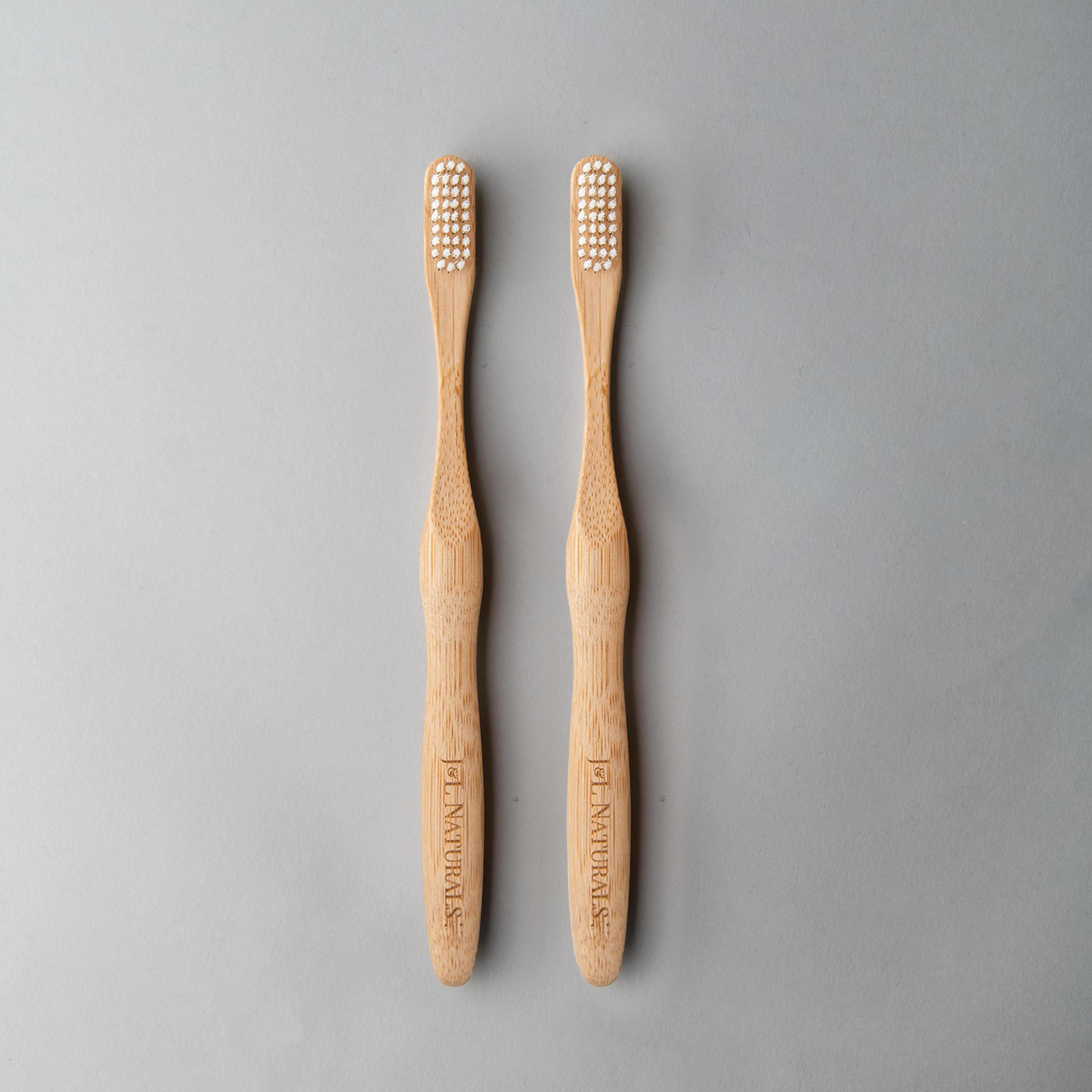 Bamboo, Duo, Toothbrushes, Bio-Degradable/Eco-Friendly, Ergonomic Handle With Soft Wavy Bristles...HEAVY TRAFFIC THIS WEEK!