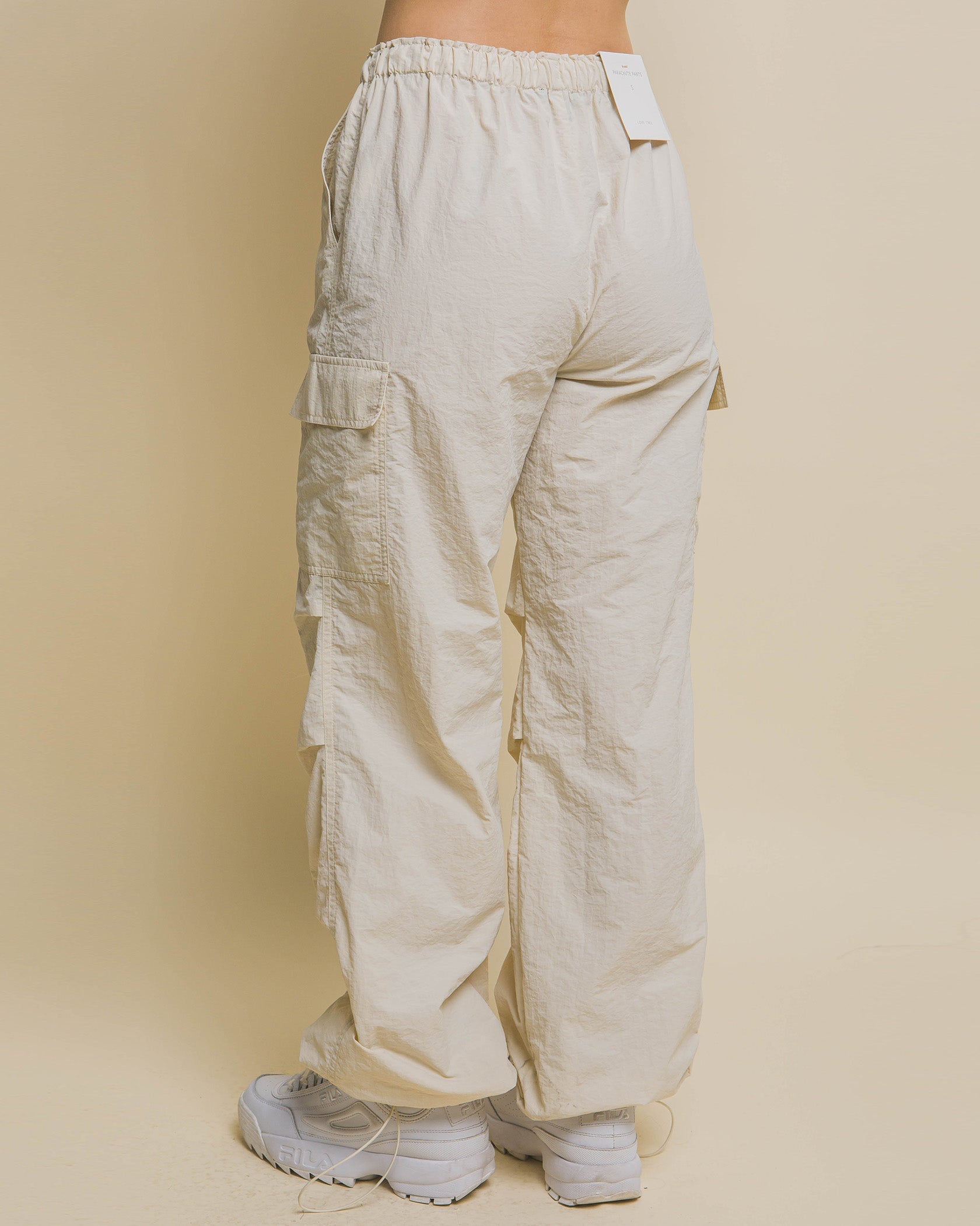  WOMEN'S LOOSE FIT PARACHUTE CARGO PANTS-2