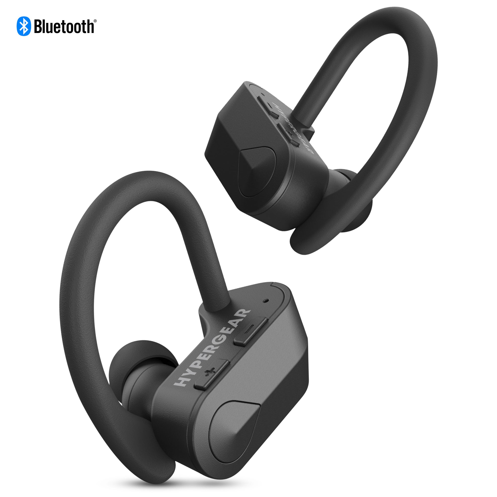 Bluetooth Wireless Earbuds With 4 Hours Ff Playtime Per Charge, HD Stereo Sound, Wireless Secure-Fit Ear Hooks, Music + Calls