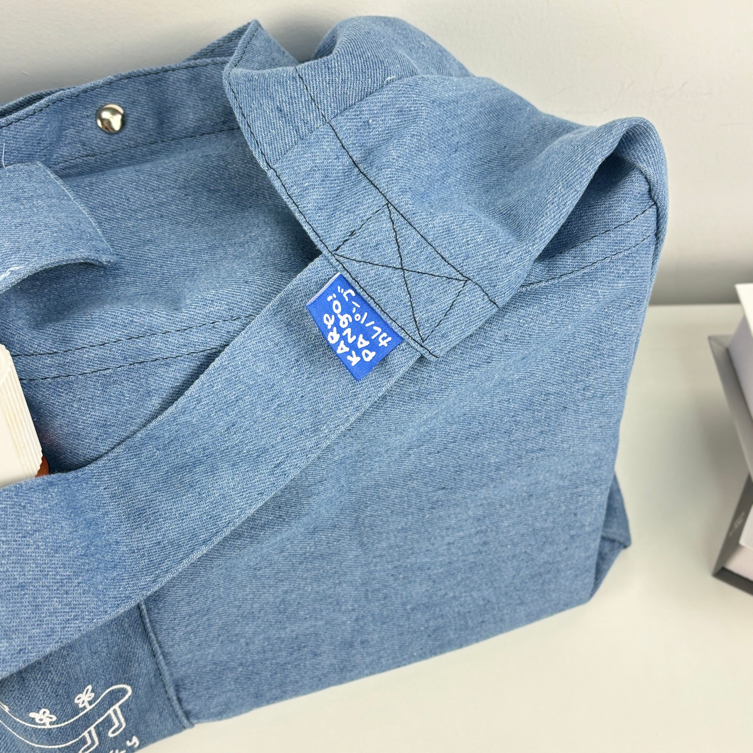Women's Large Denim Tote Bag