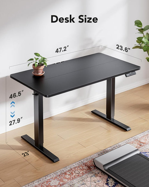48" X 24" Electric Standing Desk With Adjustable Height, 4 Custom Height Settings. ONLY 8 MORE IN STOCK!