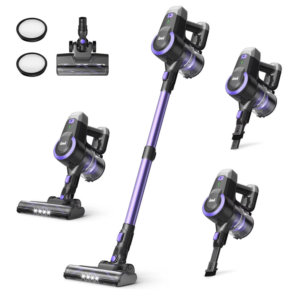 Cordless Vacuum Cleaner,  For Carpet-Hardwood Floor-Pet Hair, 5-Layer High-Efficiency Filtration System, Powerful Suction & Strong Motor.....154@ OFF! TRENDING NOW!